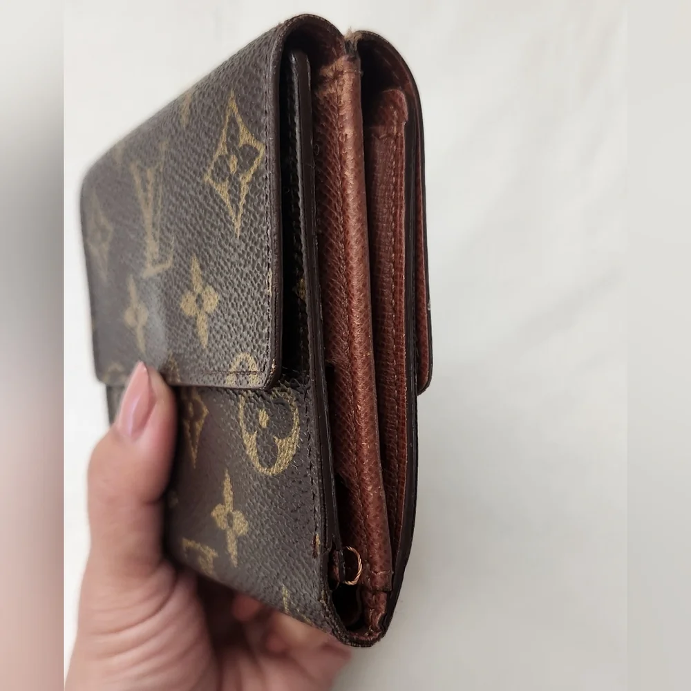 Louis Vuitton Brown Monogram Canvas Compact Wallet